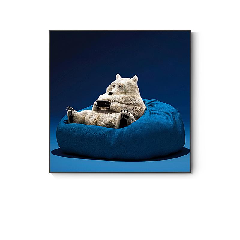 Nordic Cute Animal Posters Funny Giraffe Panda Cat Phone Canvas Painting Wall Pictures for Living Room Decor Kids Room Cuadros