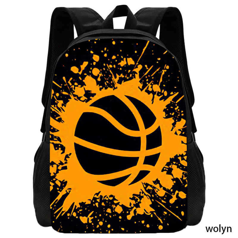 Basketball Basketball School Bag High Definition Printing Multifunctional Cross-Border Backpack