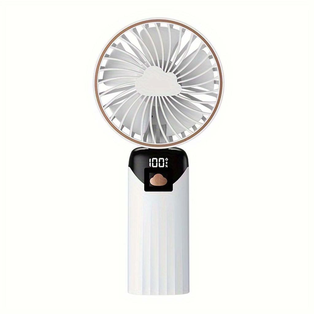 Electric Portable Fan Air Conditioner Mini Cooler Rechargeable Handheld Fans for Home Outdoor Hand Usb Conditioning Blades