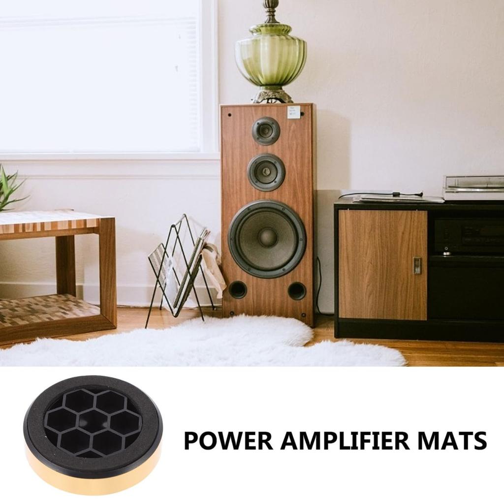 Ciieeo Amplifier Foot Vibration Damping Base Pads for Speakers and Computer Vibration 12 57x13mm Pads, Stands, Insulators, Chassis, Plastic,