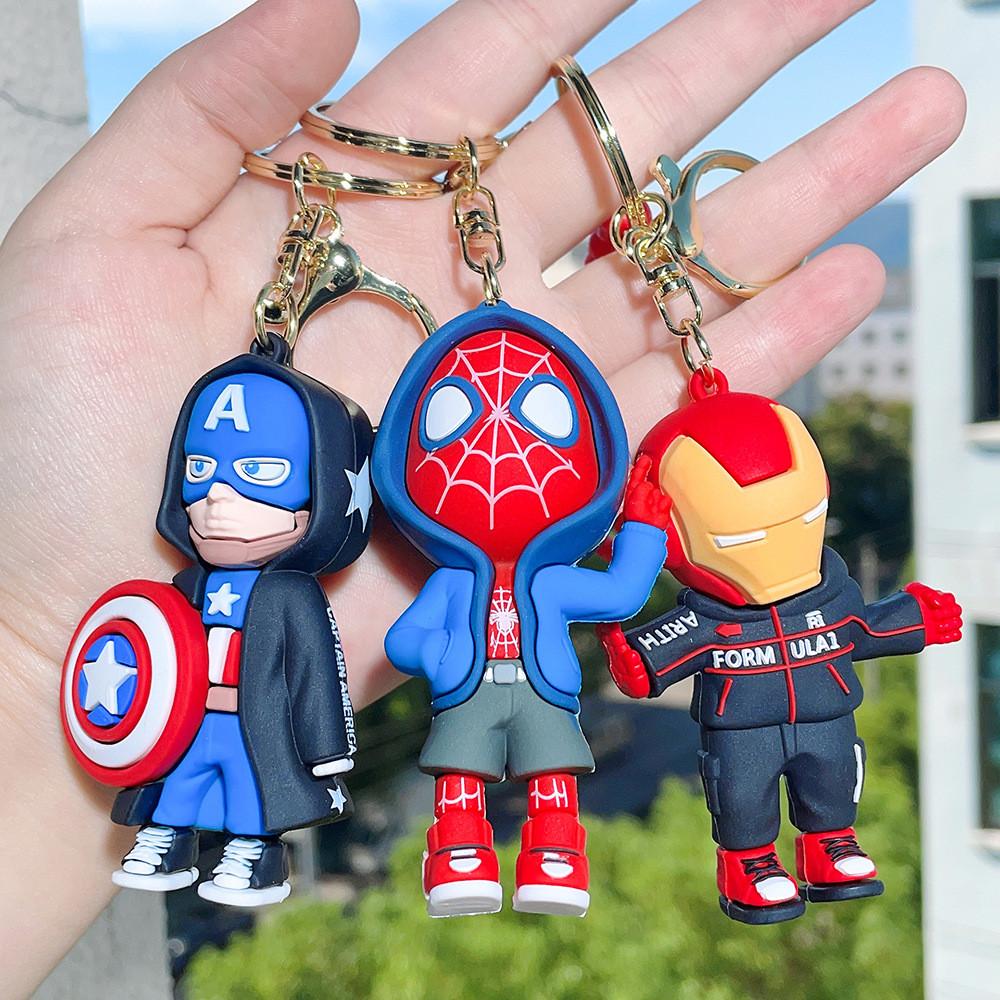 New Pvc Keychain Captain Silicone Keyring Gift