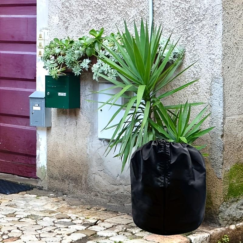 Zugschnur-Pflanzenabdeckung, PP-Material, eng anliegend, für Herbst & Winter Außenbereiche, Idee für Obstbäume, Wesentlich für Gartenpflanzen