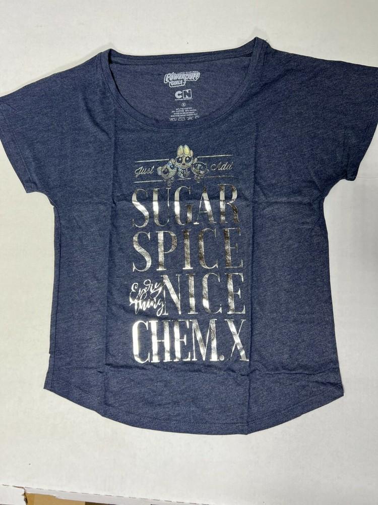 

THE POWERPUFF GIRLS Silver Sugar amp Spice DOLMAN TSHIRT OFFICIAL MERCHANDISE NEW Unisex T-Shirt XXXL