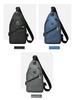 Men's Waterproof Leather Chest and Shoulder Bag