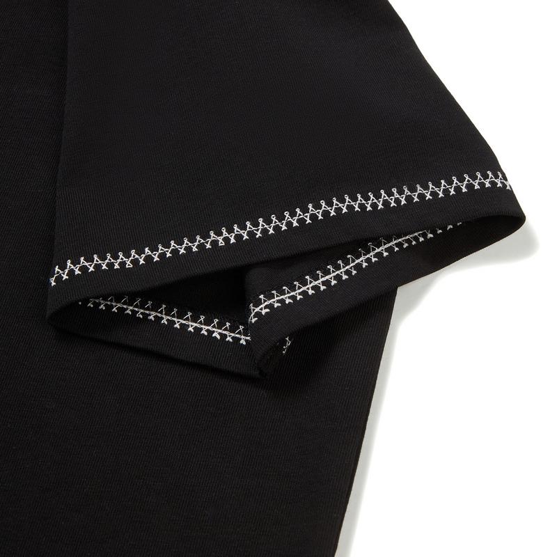 Li Ning All Things Have Spirit Series Loose Cool Short Sleeve T-Shirt Unisex Tops Black AHSW909-3