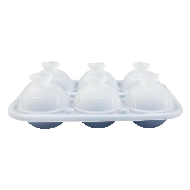 Silicone Ice Cube Tray for Hockey Puck & Tennis Ball Molds - Household Ice Cube Mold Box