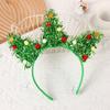 Christmas Party Decoration Headband Christmas Tree Star Hair Ball Decoration Headband Children's Decoration Gift Headband