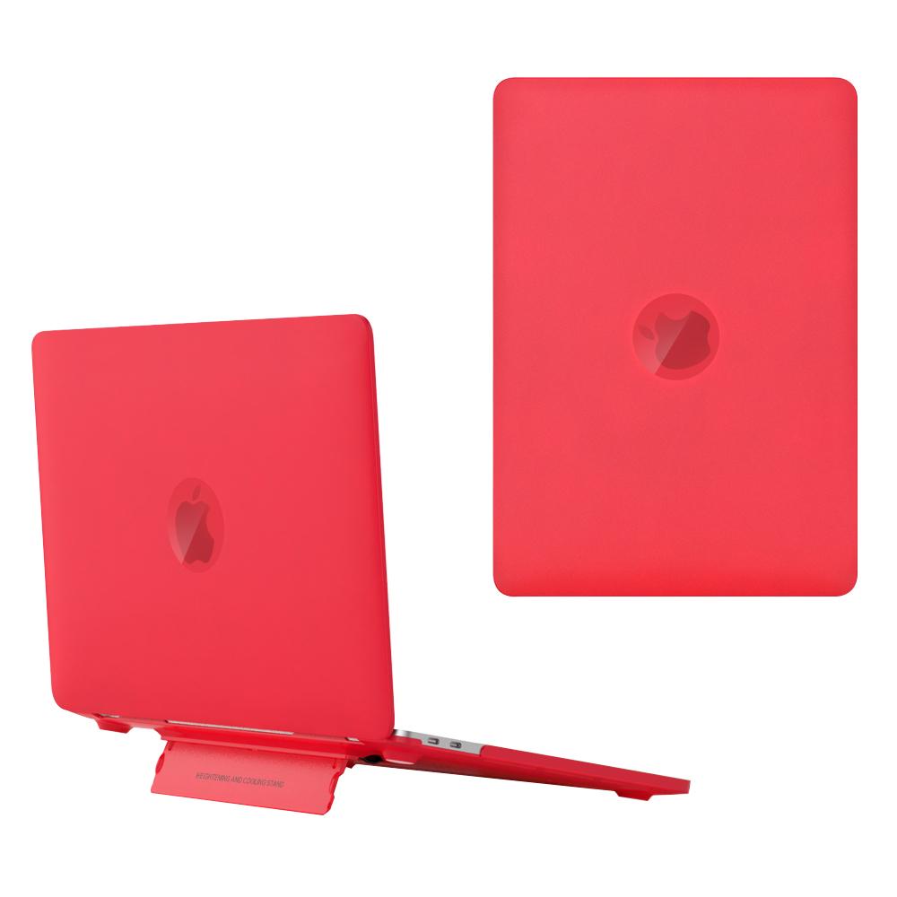 Matte Hard PC Case for Macbook Air 15 Inch (2025)/(2024) A3114 M3/(2023) M2 A2941 Lightweight Shockproof Laptop Cover with Kickstand