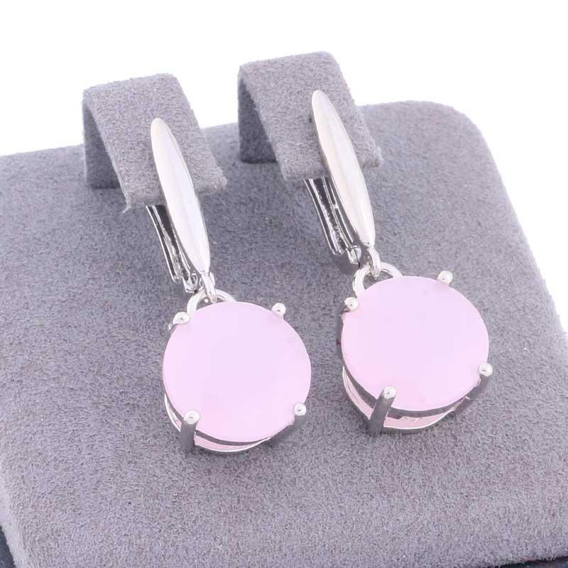 

Модные геометрические серьги-пусеты круглые 12 мм из розового золота для женщин