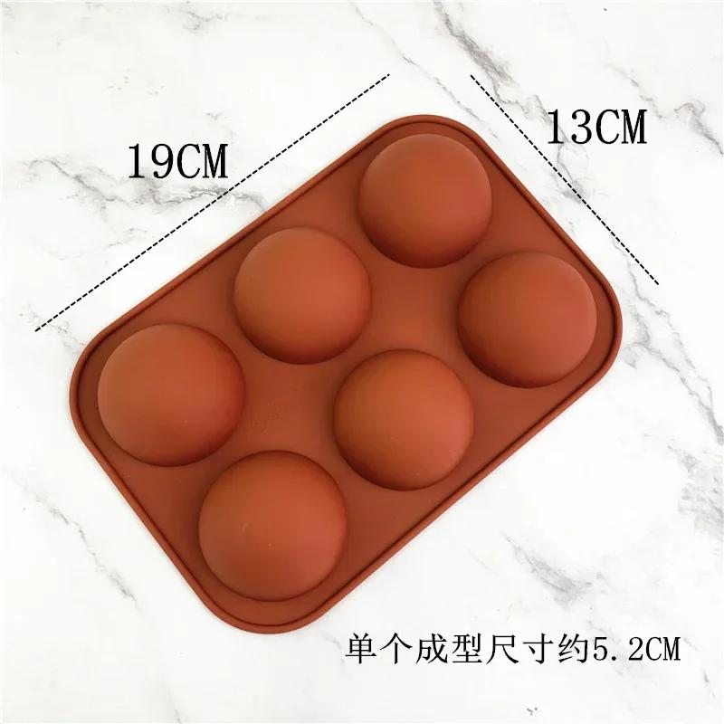 New 3D Round Half Sphere Molde  Silicone Molds for Baking DIY Baking Mold Chocolate Cake Mold Cake Decorating Tools Kitchenware