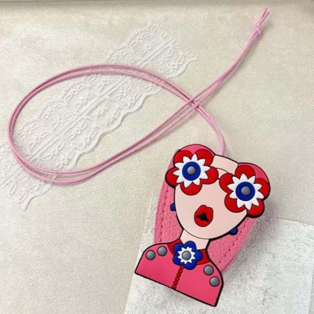 Embroidery Leather Sunglasses Storage Necklace Anti-lost Magnetic Glasses Protective Rope  School