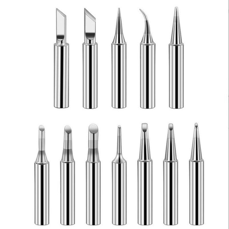 Pure Copper Soldering Iron Tips 900M 200-480°C Fit for Hakko Atten Quick Saike Kada Aoyue 936,938,969,8586 Welding Stations