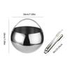 Round Ice Buckets With Stainless Steel Tongs 2L Capacity Ice Cooling Container For Cocktails Parties Indoor and Outdoor