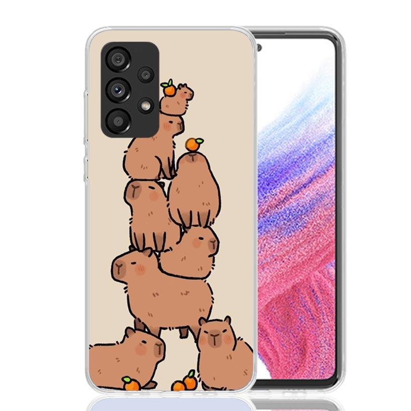 

Funny Capybara Cartoon Animal Phone Case For Samsung Galaxy A17 A16 A14 A15 A13 A57 A56 A54 A55 A53 A37 A36 A34 A35 A33 A26 A24 Samsung A16