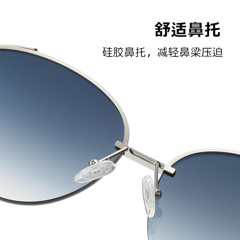 New Metal-Nylon Sunglasses JS8562Fashionable street style versatile sun protection sunglasses for driving
