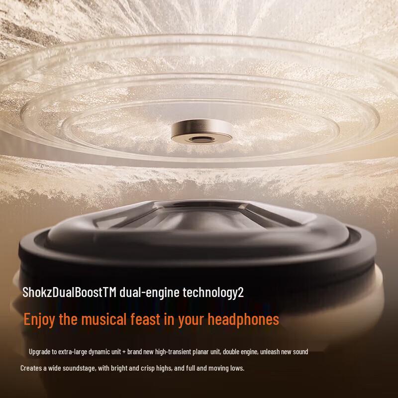 Shokz OpenFit 2 T920 Open-Ear Bluetooth Headphones