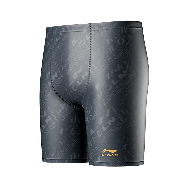 Li Ning Square Cut Anti-Embarrassment Swimming Pool Swim Trunks Men swim trunks LNKV201-1