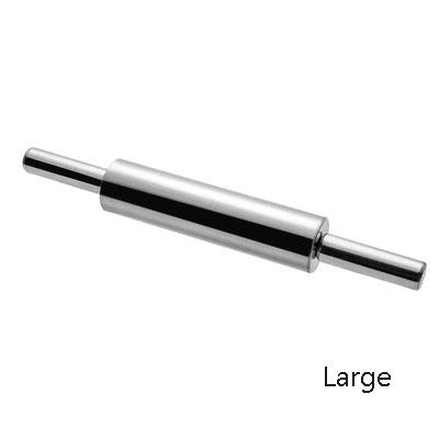 Professional Stainless Steel Metal Rolling Pin for Baking Cookie, Pizza, Fondant, Pie Crust, Dough,Household Kitchen Tools