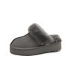 Henan Sangpo fluffy slippers thick-bottomed outer wear women's autumn and winter new sheepskin and fur integrated warm and velvet wool slippers