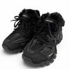Pristine Sneakers Track Trainer Fur Black Fur Mens 40 668556 Used