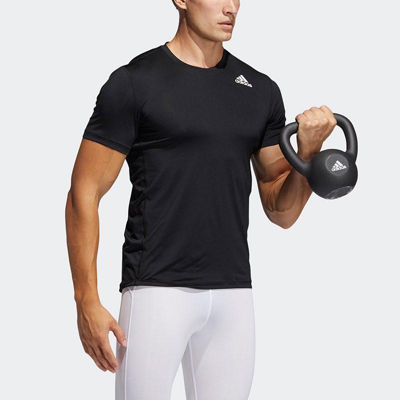 Adidas T Shirts Men's Crew Neck Moderate GM5040