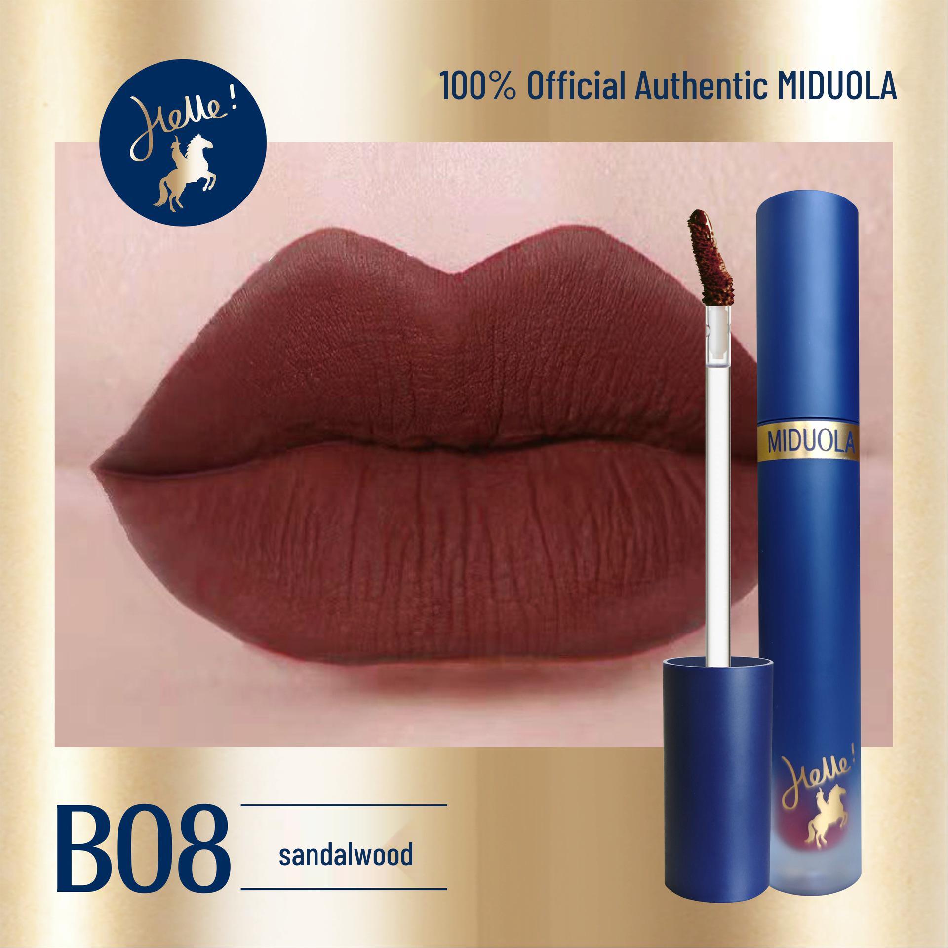 

Midorra Velvet Matte Lip Glaze: Hello Cowboy - Luxurious, Non-Stick, Affordable.