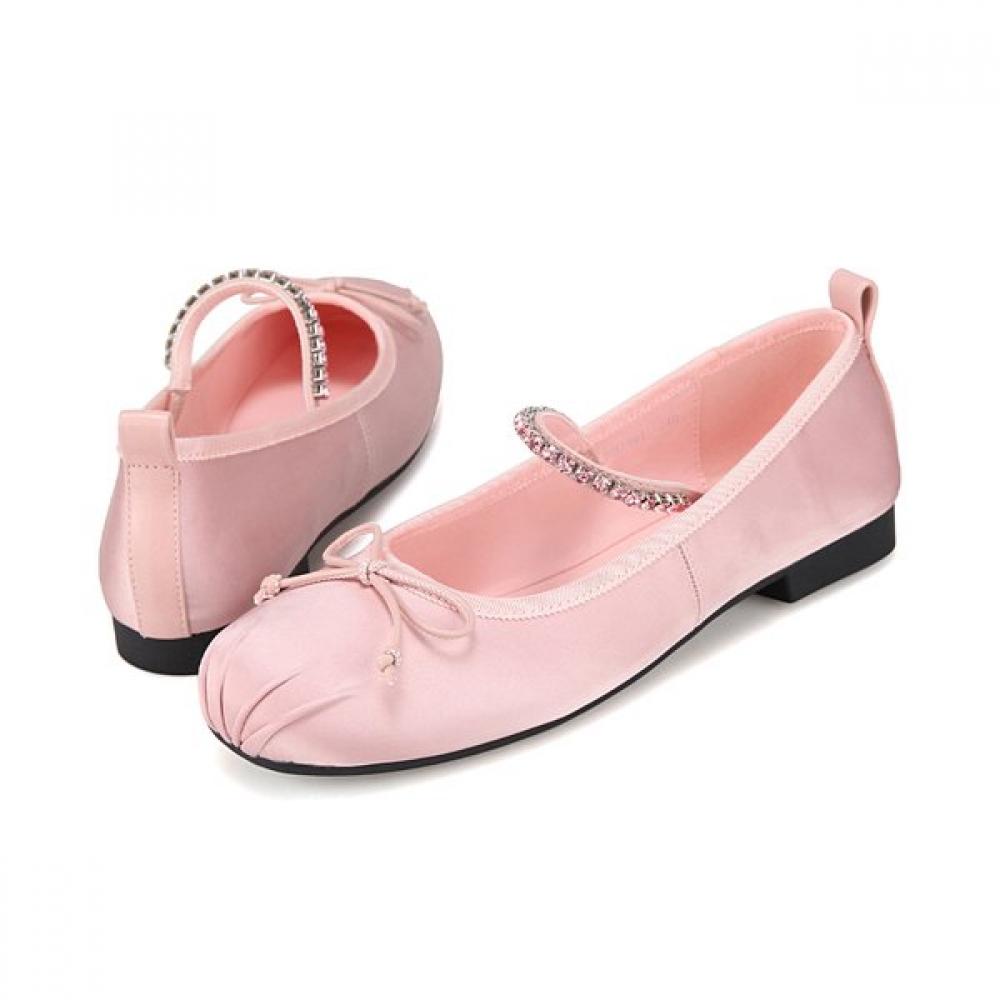 BARBARA Fabric Mold Jewel Mary Jane Flat 1.5cm Bbj101pk