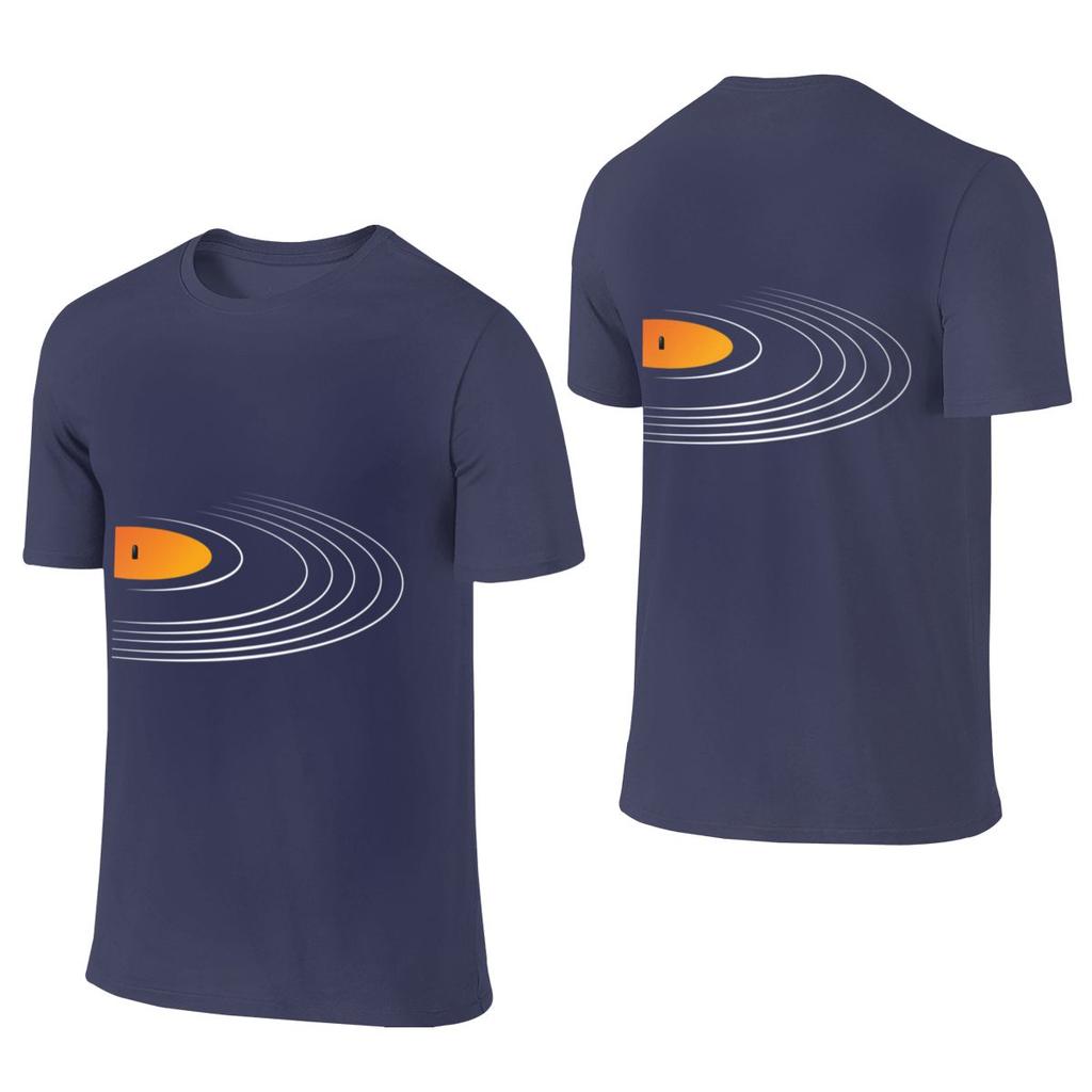 Music Retro Vinyl Record Loose But Not Bulky Reversible Tshirt Artistic And Minimalist Seamless Splicing Unisexs Tshirts
