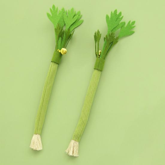 Cat Toys Durable Plush Catnip Toy High-Density Felt Realistic Celery Shape Stress Relief And Energy Release Soft Cat Toy for Cats