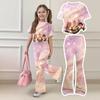 Infant Baby Girls Boys Loose Print T-shirt+Pants Print Outfits Set