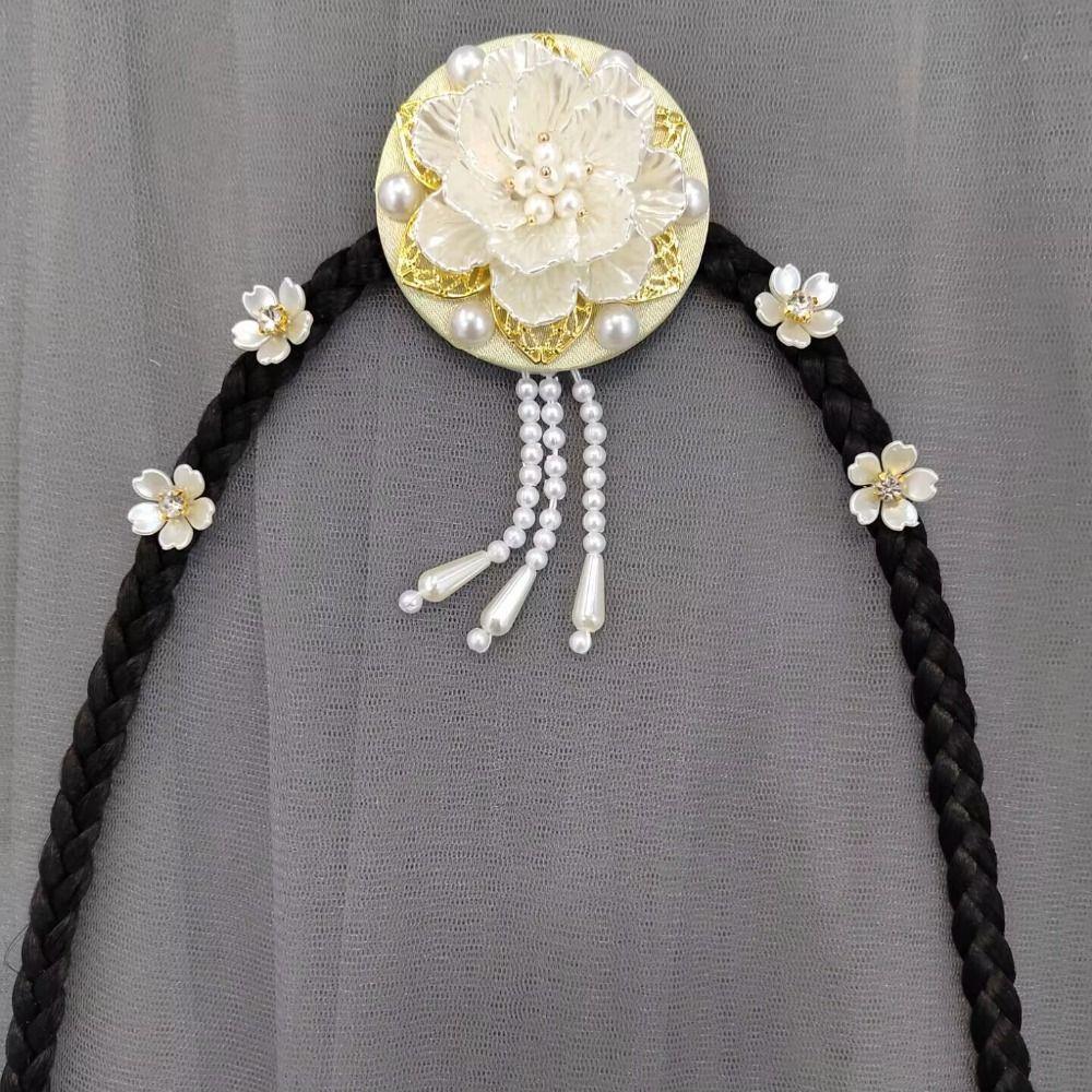 Tassel Korea Ethnic Style Hairband Flower Stage Dance Hair Hoop  Hanfu Accessories