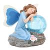 Solar Garden Fairy Statue Housewarming Ornament Unique Present Solar Garden Statue Outdoor Decor for