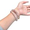 12mm Peach Blossom Brew Violet Bracelet - Chinese Style Qipao Accessory