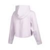 Nike Yoga Luxe Solid Short Cropped Long-Sleeve Hoodie Women Tops Dusty-Pink DM6982-530