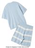 Gelato Pique Doraemon Jacquard Pullover Shorts Size M Men's & Set, PMNT254007, Blue,