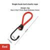 Strong 5pcs Elastic Rope Hook for Tents Versatile Outdoor Use for Camping and Adventure