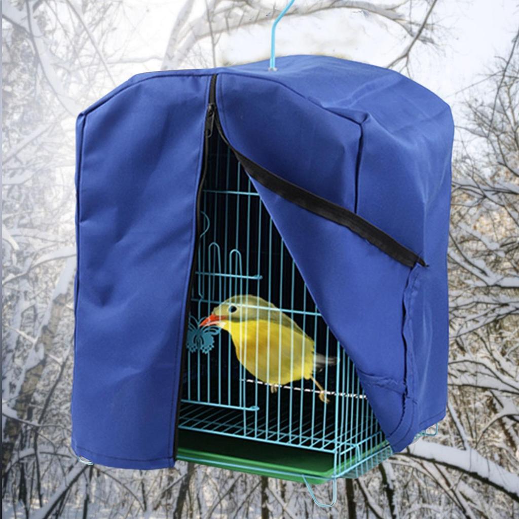 Parrot Cage Cover Insulated Waterproof Breathable Blackout Cover Parakeet Cage Skirt Guard For Lovebirds Budgies Bunny Macaw