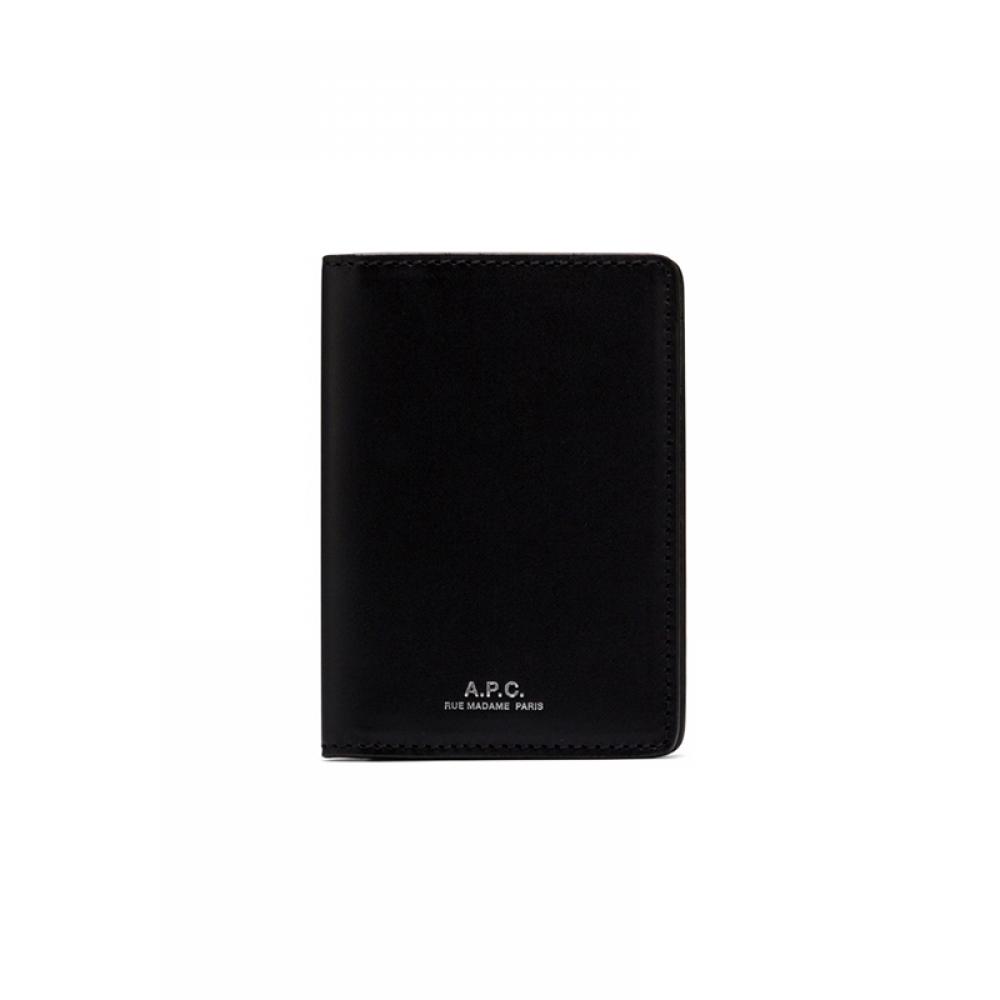 A.p.c. Stefan Horizon Card Wallet Pxawv H63158 Lzz Black