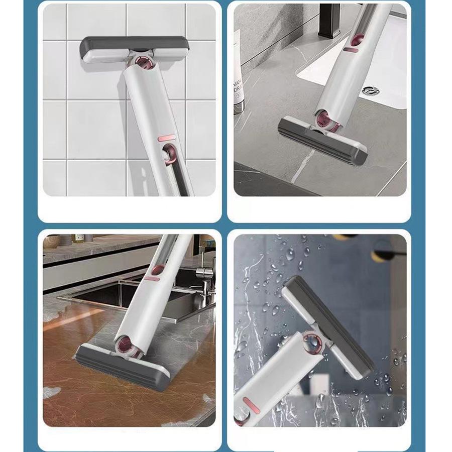 Mini Foldable Handheld Sponge Mop for Easy Kitchen & Desk Cleaning