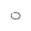 Korean Style Twisted Texture Wave Ring: Light Luxury & Cold Aesthetic