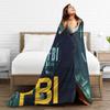 FBI Female Body Inspector  Blanket  Soft Warm Funny Plush Throw Blanket For Couch Bed Camping Flannel Bedspread Bed Cover