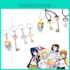 Collier avec pendentif empreinte digitale Nisekoi avec design de personnage de dessin animé pour les fans d'anime