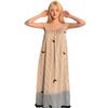 1011 spring and summer new ice silk pajamas small fresh backless suspender pajamas women's loose girl sexy pure desire long dress