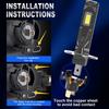 2 st 15000LM H1 LED Strålkastarlampor Mini Canbus H1 LED-lampa för Bilstrålkastare Fläktlös DRL-ljus Auto Diod Dimljus 12V 6500K Vit
