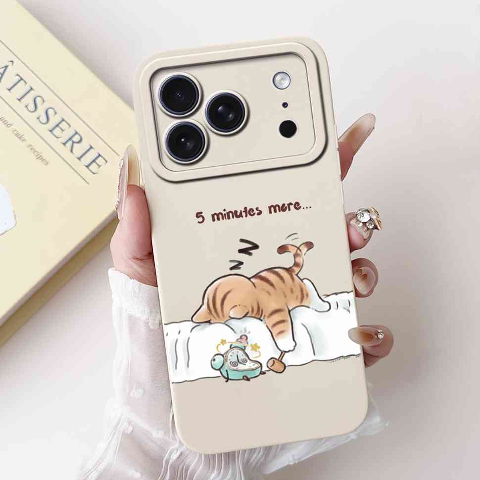 For Apple iPhone 17 Pro Max Case Luxury Painted Back Cover 6.56'' Silicone Soft Phone Case For iPhone17 iPhone 17 Pro Max Bumper