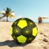Spider Webs and Beehives Indoor Size 5 Soccer Ball Colorful Machine Stitched PVC Competition Ready Durable High-Bounce