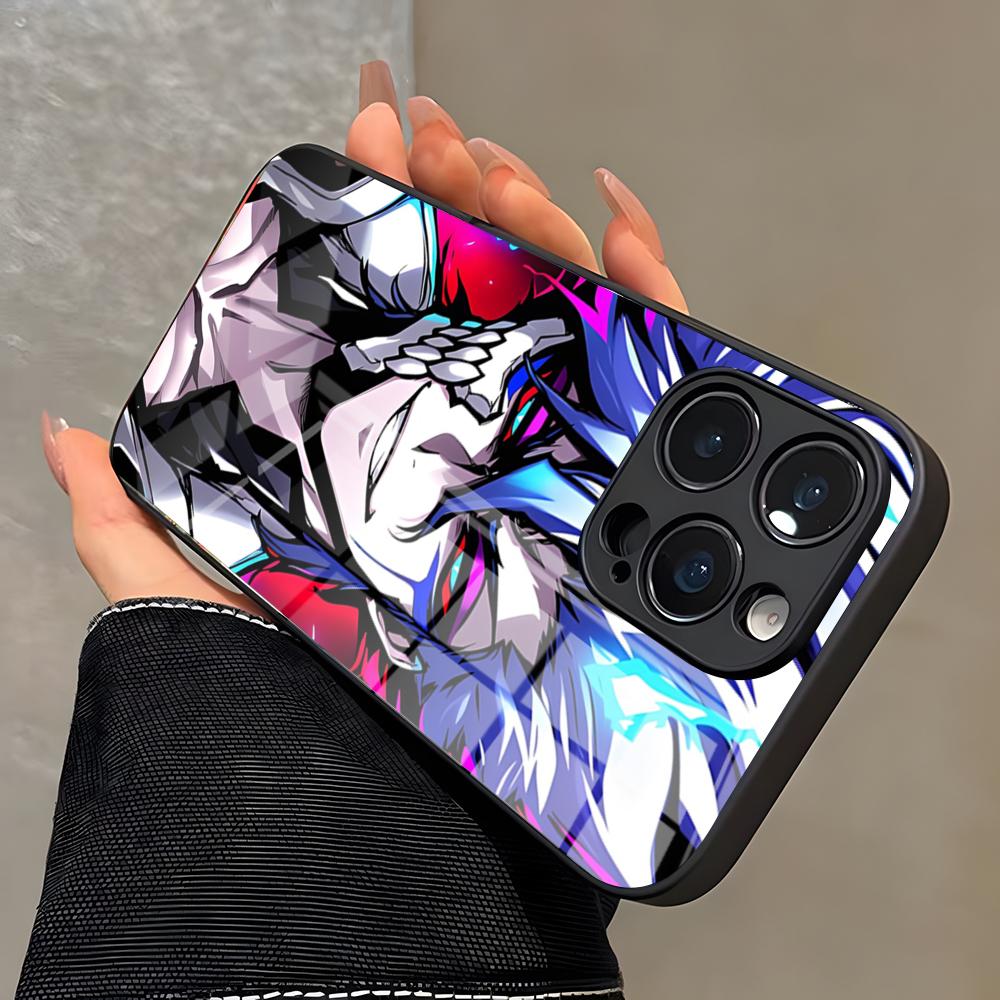 Bleach Grimmjow Anime Phone Case For IPhone 17 Pro Max 16 15 14 Pro Max 13 11 X Xs Xr 8 7Plus Glass Cover