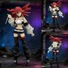1pc Highly Detailed Red-Haired Battle Girl Figure, Trendy Collectible for Home Decor Gifting.