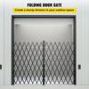 Double Folding Security Gate Folding Door Gate 5' H X 10' W Scissor Gate