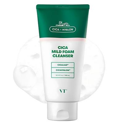 VT Cica Mildes Schaumreiniger 300ml – Sanfte Reinigung, Beruhigende Pflege, Koreanisch